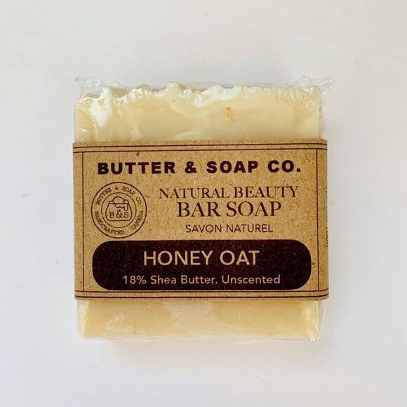 3 Bars-Handmade Honey Oat Shea Butter Unscented - Picture 2 of 4